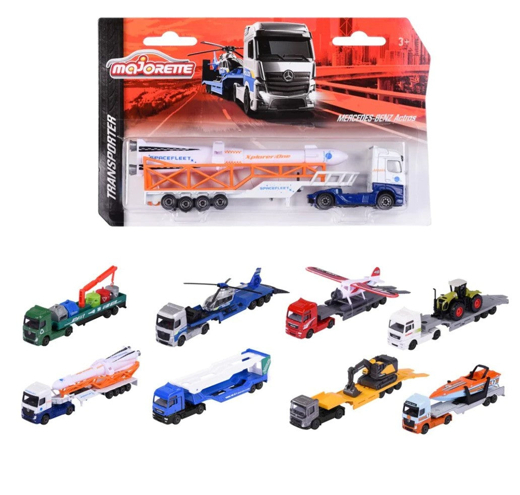Majorette Transporter Series - Design & Style May Vary, Only 1 Model Included