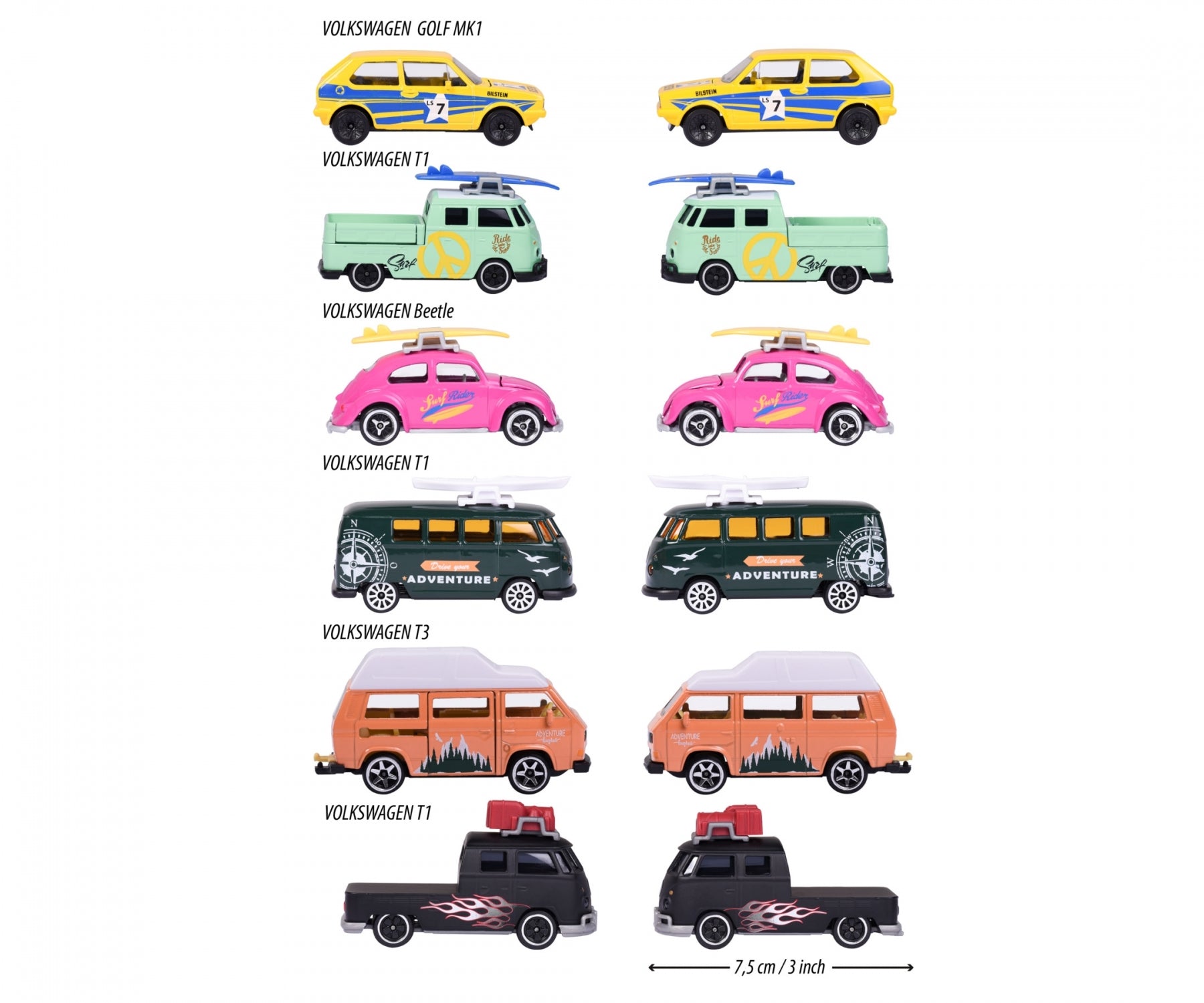 Majorette Volkswagen The Originals Premium Cars - Design & Style May Vary, Only 1 Model Included