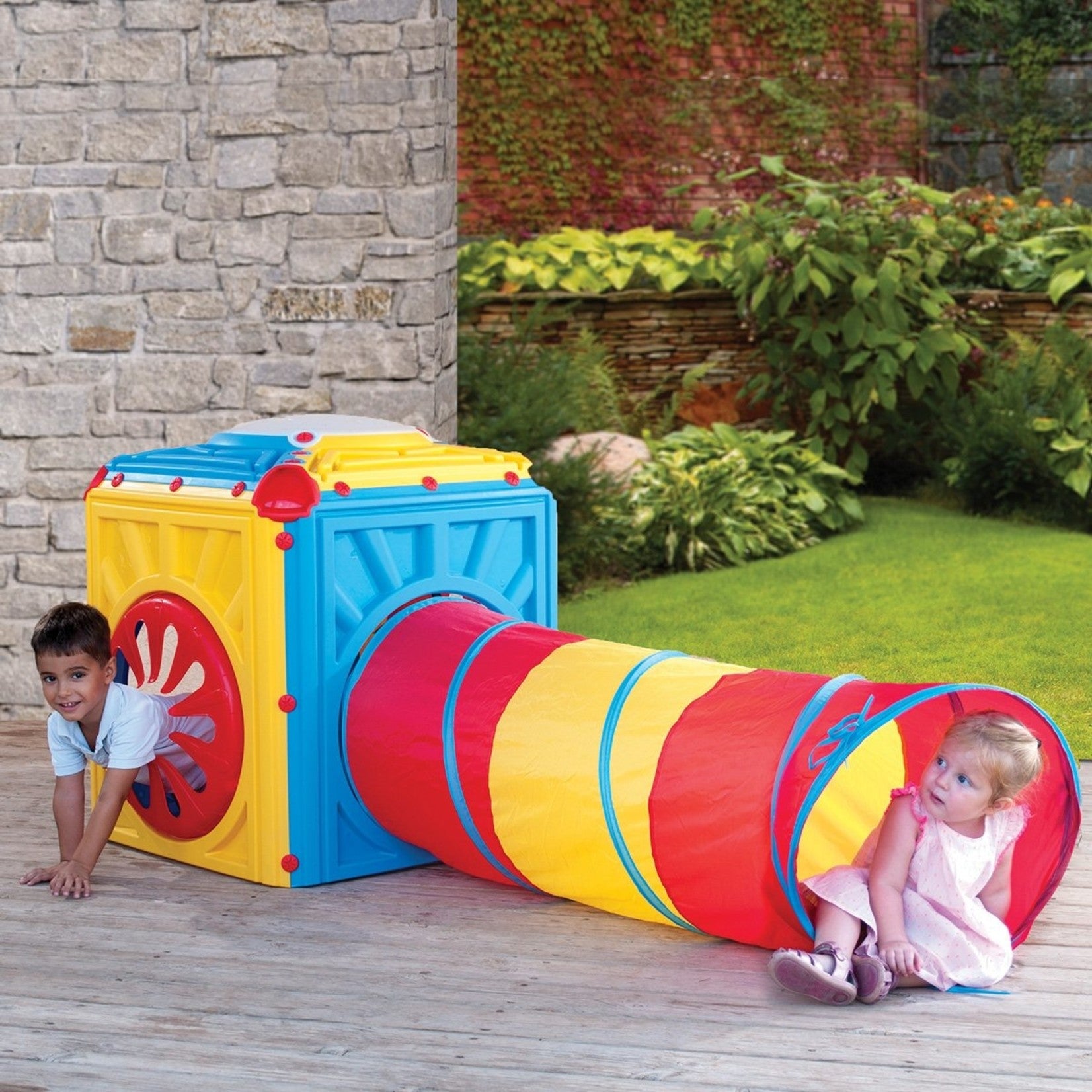 Starplay Activity Cube with Tunnel - Outdoor Playset for Kids