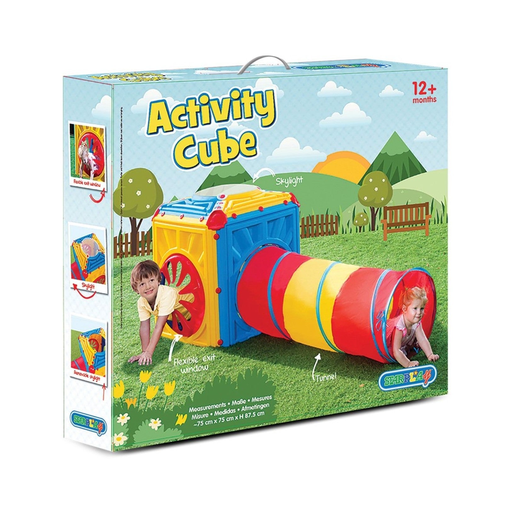 Starplay Activity Cube with Tunnel - Outdoor Playset for Kids