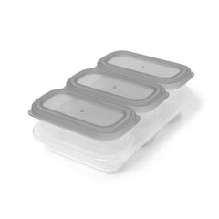 Skip Hop 6Oz Containers Grey - Weaning Accessory For Ages 0-3 Years