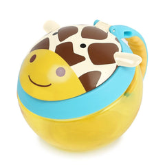 Skip Hop Zoo Snack Cup Giraffe - Weaning Accessory For Ages 1-4 Years