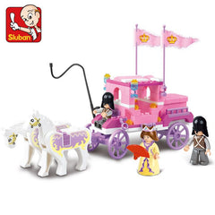 Sluban Girl's Dream Royal Carriage Building Block for Ages 6+