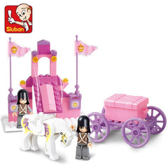 Sluban Girl's Dream Royal Carriage Building Block for Ages 6+