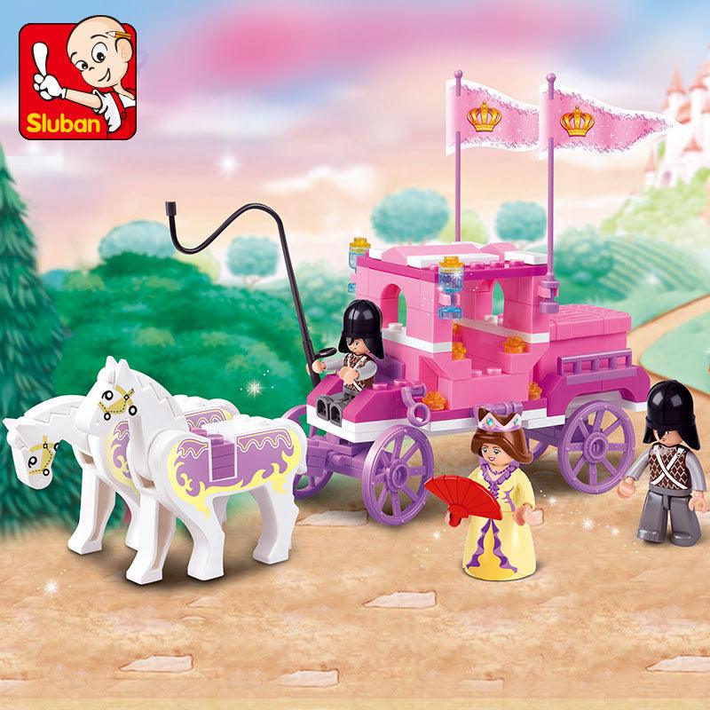 Sluban Girl's Dream Royal Carriage Building Block for Ages 6+