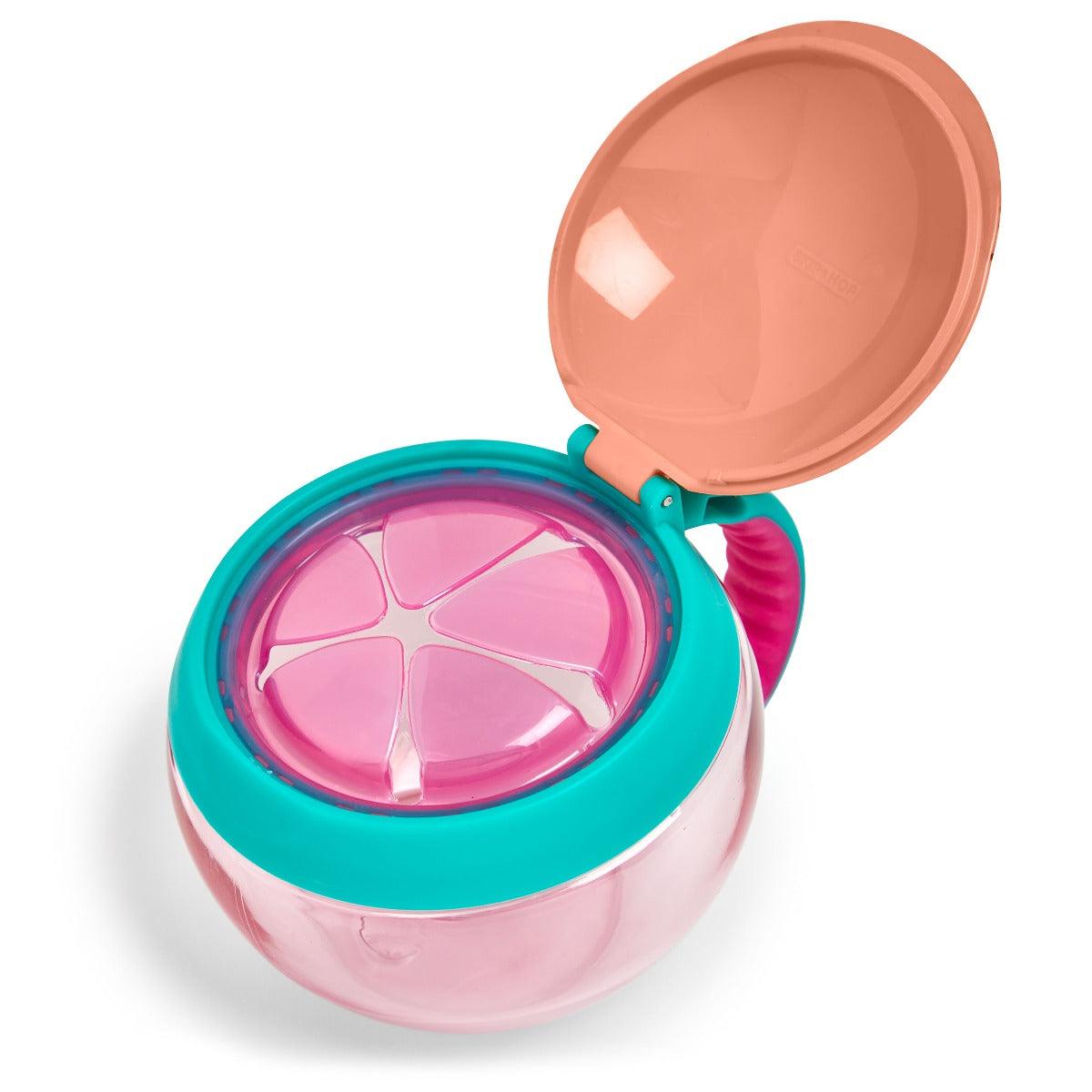 Skip Hop Zoo Snack Cup Llama - Weaning Accessory For Ages 1-4 Years