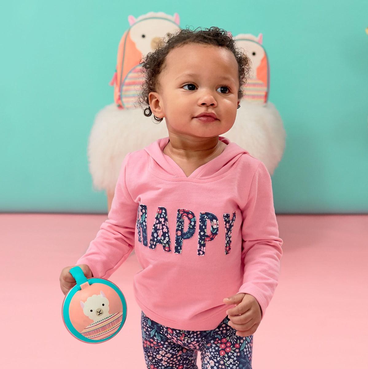 Skip Hop Zoo Snack Cup Llama - Weaning Accessory For Ages 1-4 Years