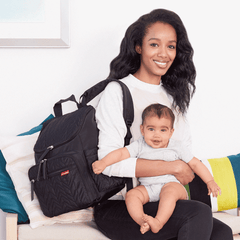 Skip Hop Forma Backpack Jet Black - Diaper Bags For Ages 2-4 Years