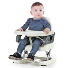 Mastela Fold Up Adjustable Chair Booster Seat Grey - For Ages 0-4 Years