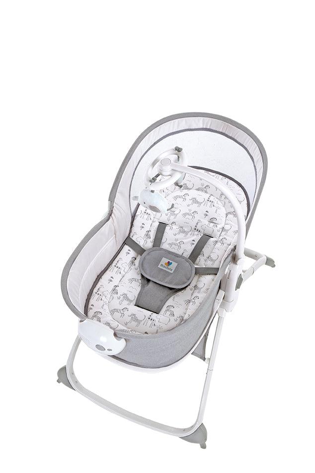 Mastela 6 in 1 Multi-Function Bassinet Grey - For Ages 0-3 Years