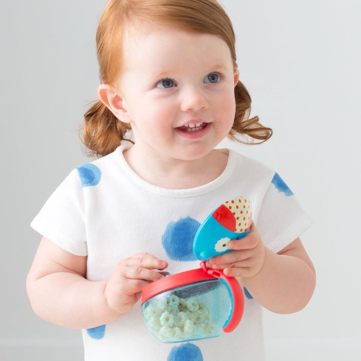 Skip Hop Zoo Snack Cup Owl - Weaning Accessory For Ages 1-4 Years