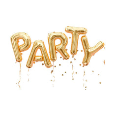 PartyCorp Party Foil Balloon Combo, Decoration Set for Birthday, Anniversary, Baby, Bridal Shower, DIY Pack of 5