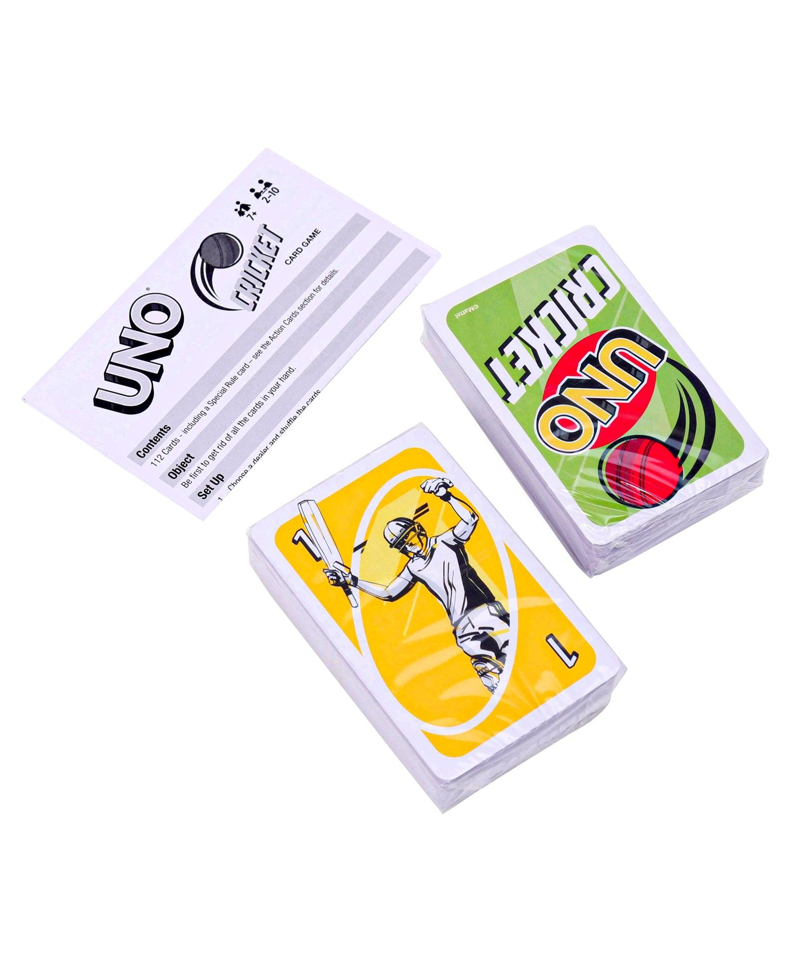 Mattel Games UNO Cricket Card Game for Ages 7+ - FunCorp India