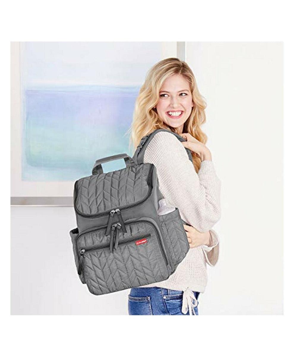 Skip Hop Forma Backpack Jet Grey - Diaper Bags For Ages 2-4 Years