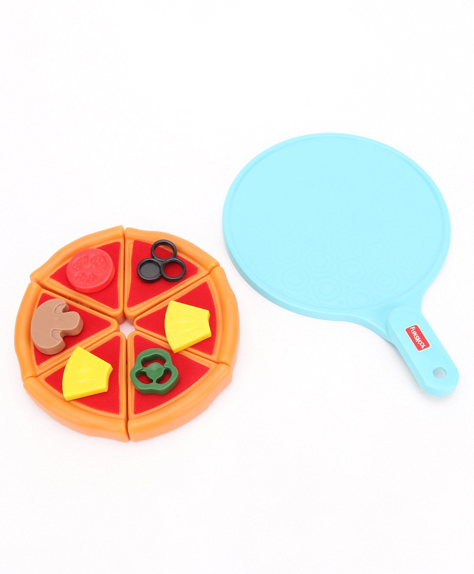 Funskool Giggles My First Pizza - Food Mix 'N Match Set with 15 toppings - Pretend Play Toy Set for Kids Ages 3+