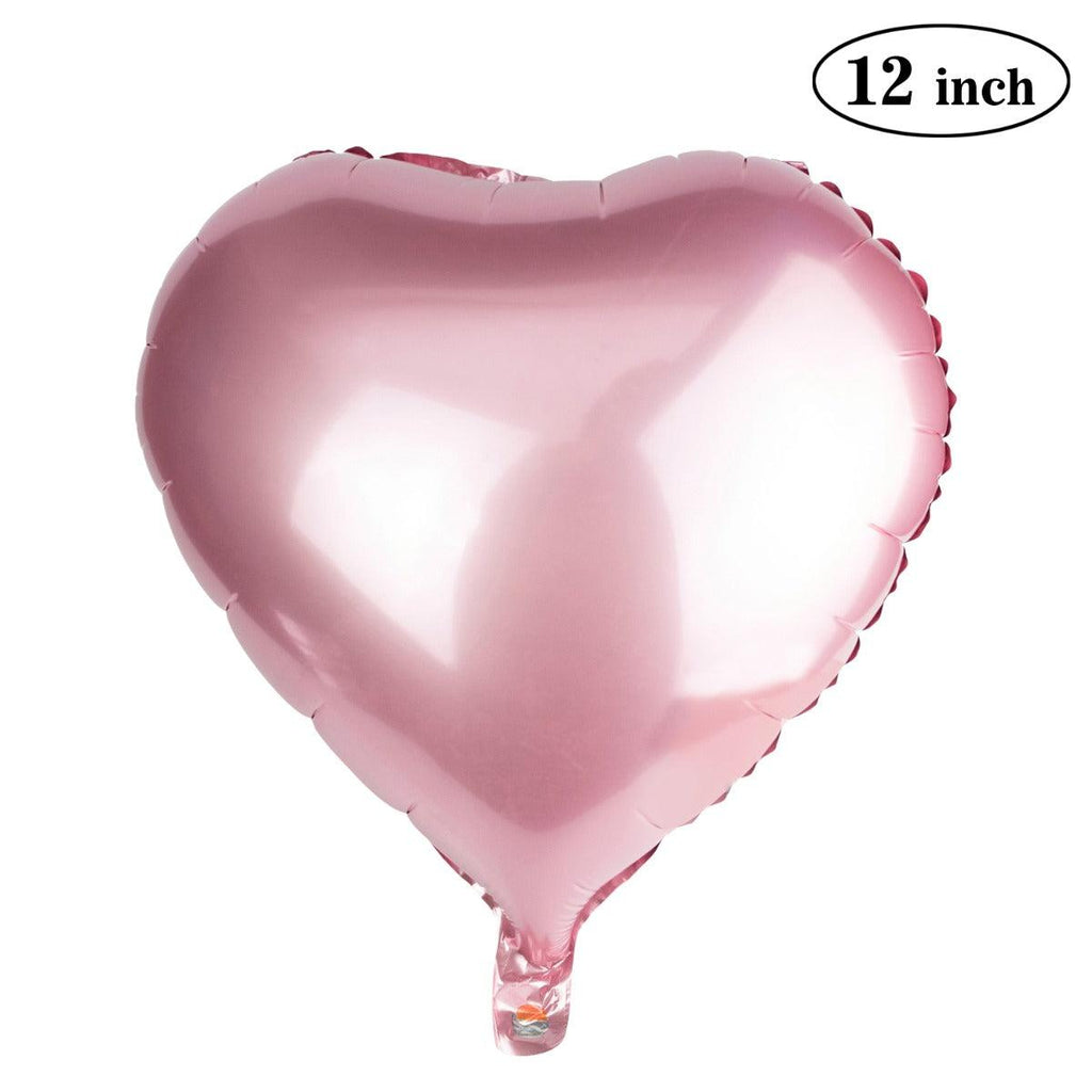 PartyCorp 12 Inch Pink Heart Foil Balloon, 1 pc