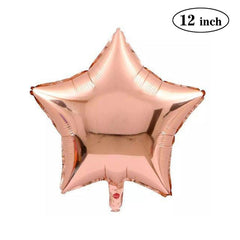 PartyCorp 12 Inch Rose Gold Star Foil Balloon, 1 pc