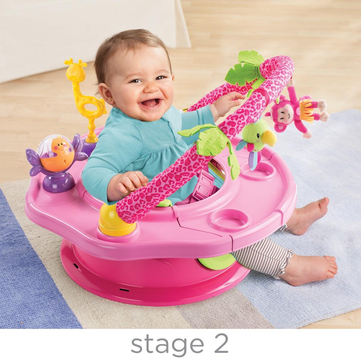 Summer Infant 3-Stage Deluxe Superseat Island Giggles - Booster Seats For Ages 6-18 Months