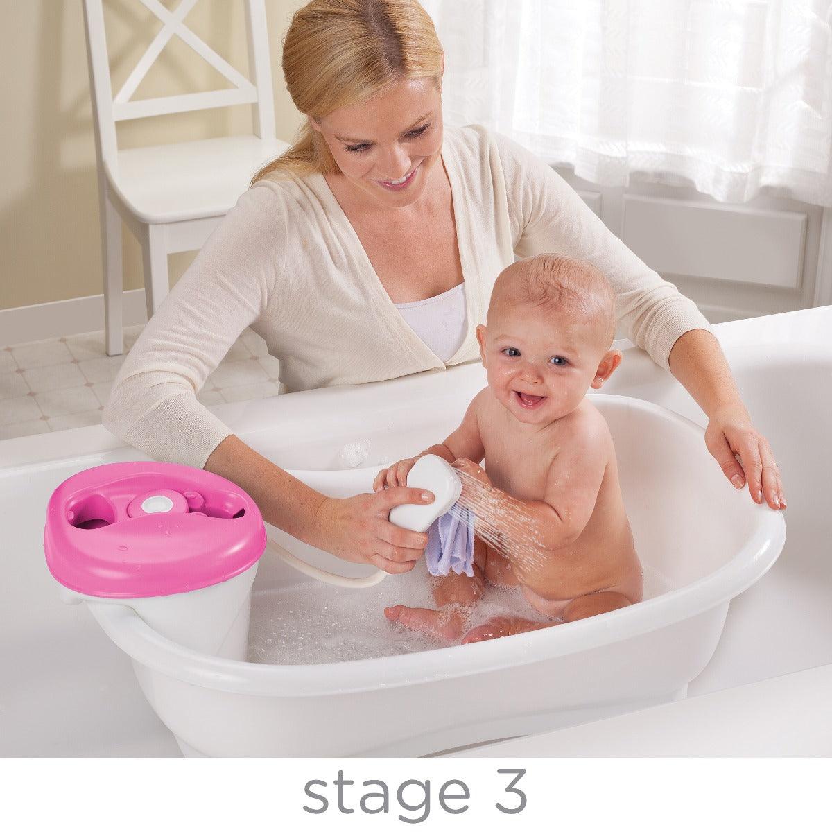 Summer Infant Newborn-To-Toddler Pink - Bath Tub For Ages 0-12 Months