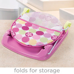 Summer Infant Mothers Touch Deluxe Baby Bather Circle Daisy Bather - Bather For Ages 0-12 Months
