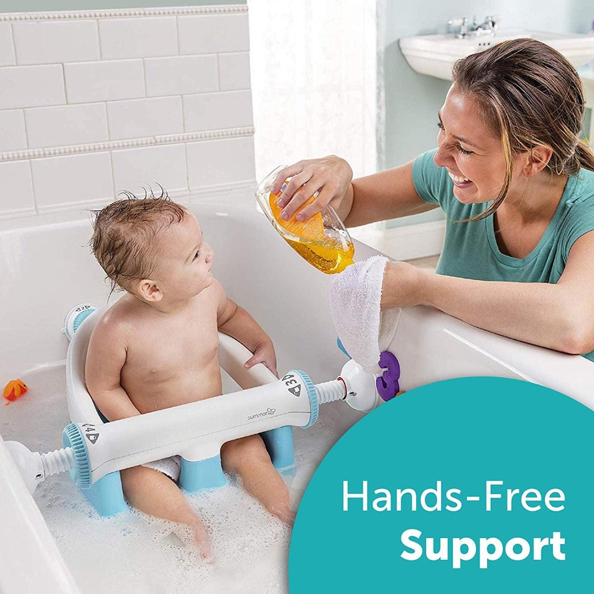 Summer Infant My Bath Seat Bather Blue - Bather For Ages 5-12 Months