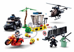 Sluban Police-Border Drug Control, Building Blocks For Ages 6+ - FunCorp India