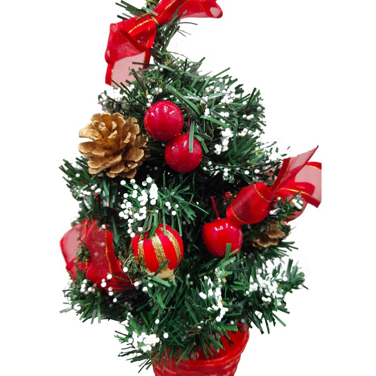 PartyCorp 1 ft Artificial Tabletop Mini Christmas Tree Decor for Office, Room Decor - FunCorp India
