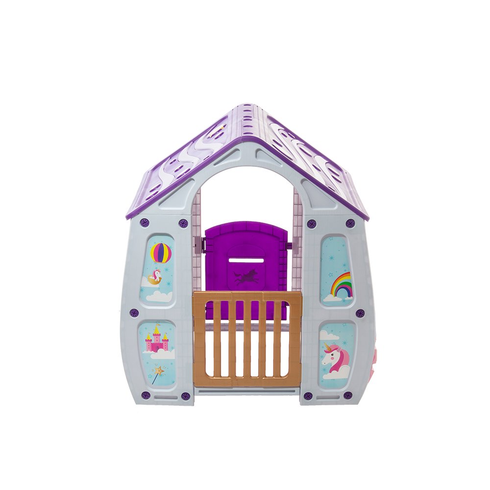 Starplay Unicorn Magical House – Classic Color Combination Playhouse for Ages 2+