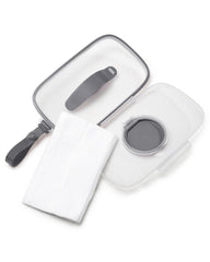 Skip Hop Grab & Go Snug Seal Wipes Case Grey - Wipes Case For Ages 0-2 Years