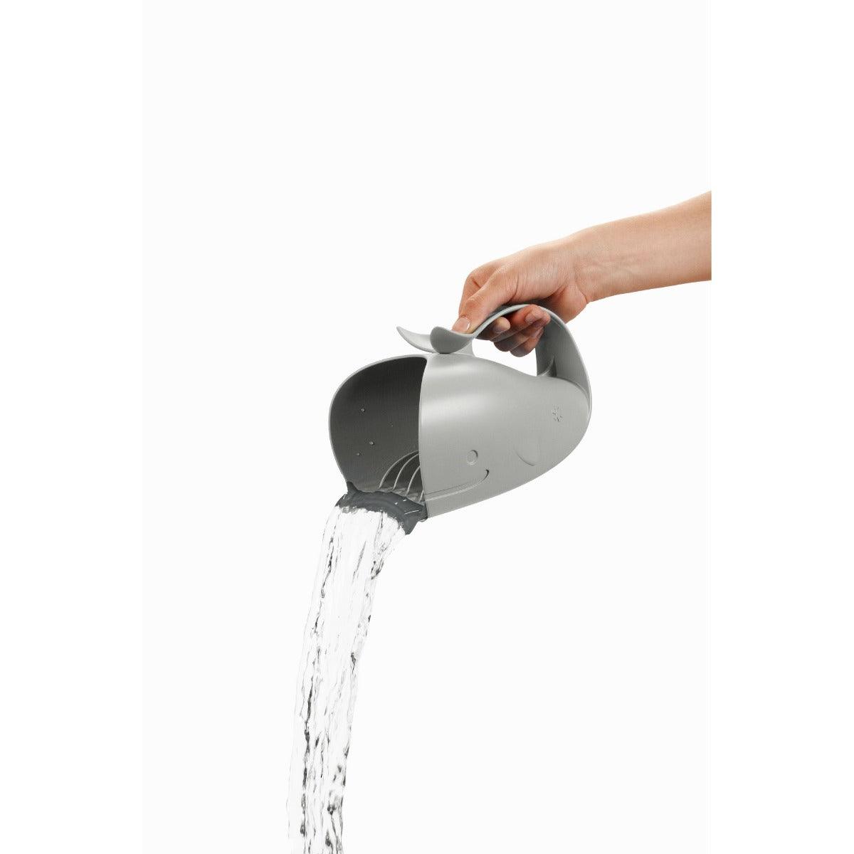 Skip Hop Moby Waterfall Bath Rinser Grey - Bath Accessory For Ages 0-3 Years