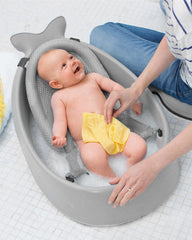 Skip Hop Moby Smart Sling 3 Stage Tub Grey - Bath Tub For Ages 0-3 Years