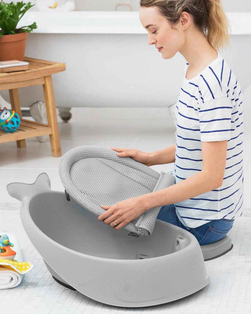 Skip Hop Moby Smart Sling 3 Stage Tub Grey - Bath Tub For Ages 0-3 Years