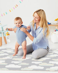 Skip Hop Doubleplay Reversible Playgym Vibrant Village - Playmats For Ages 0-2 Years