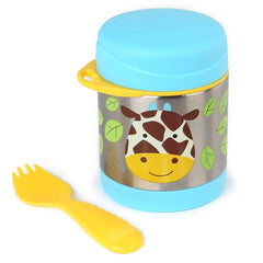 Skip Hop Zoo Back To School Insulated Little Kid Giraffe - Food Jar For Ages 3-6 Years