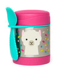 Skip Hop Zoo Back To School Insulated Little Kid Llama - Food Jar For Ages 3-6 Years