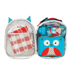 Skip Hop Zoo Back To School Owl - Lunch Box For Ages 3-6 Years