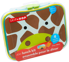 Skip Hop Zoo Back To School Giraffe - Lunch Box For Ages 3-6 Years