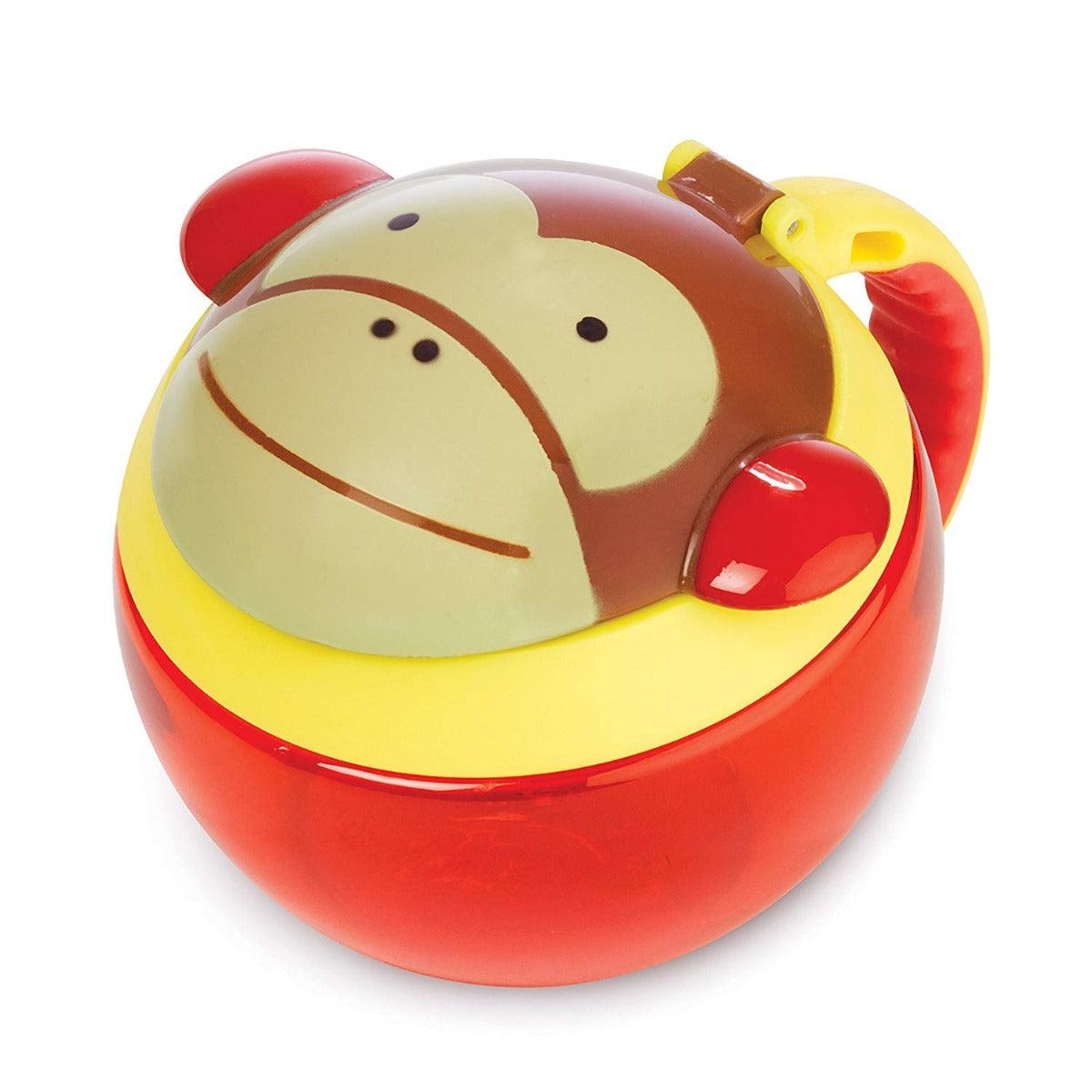 Skip Hop Zoo Snack Cup Monkey - Weaning Accessory For Ages 1-4 Years