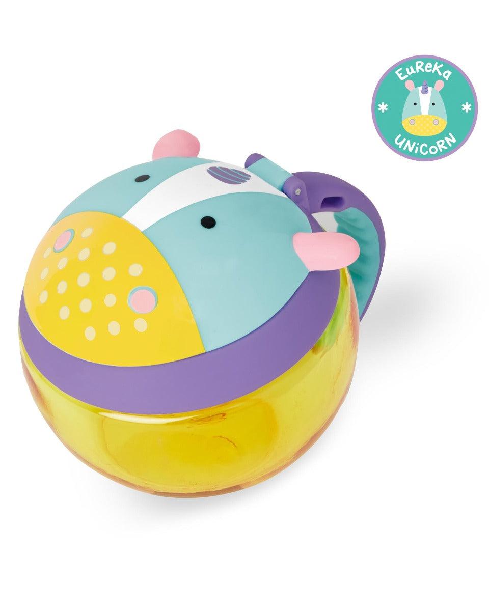 Skip Hop Zoo Snack Cup Unicorn - Weaning Accessory For Ages 1-4 Years