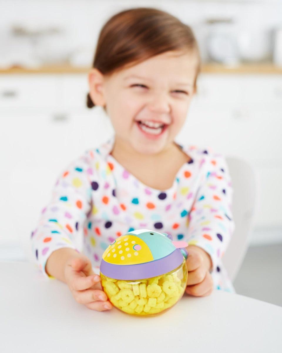 Skip Hop Zoo Snack Cup Unicorn - Weaning Accessory For Ages 1-4 Years