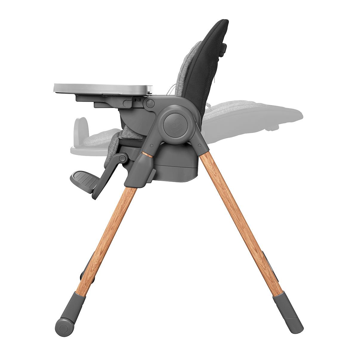 Maxi Cosi Minla High Chair Essential Graphite - High Chair For Ages 0- 3 Years