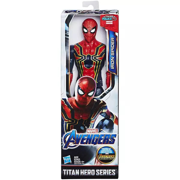 Avengers Endgame Titan Hero Series Iron Spider 12-Inch-Scale Super Hero Action Figure with Titan Hero Power Fx Port