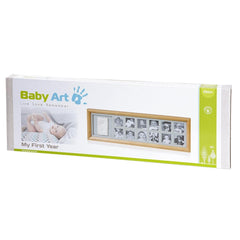 Baby Art First Year Print Nursery D‚àö¬©cor Honey - Foot Print With Photo Frame For Ages 0-3 Years
