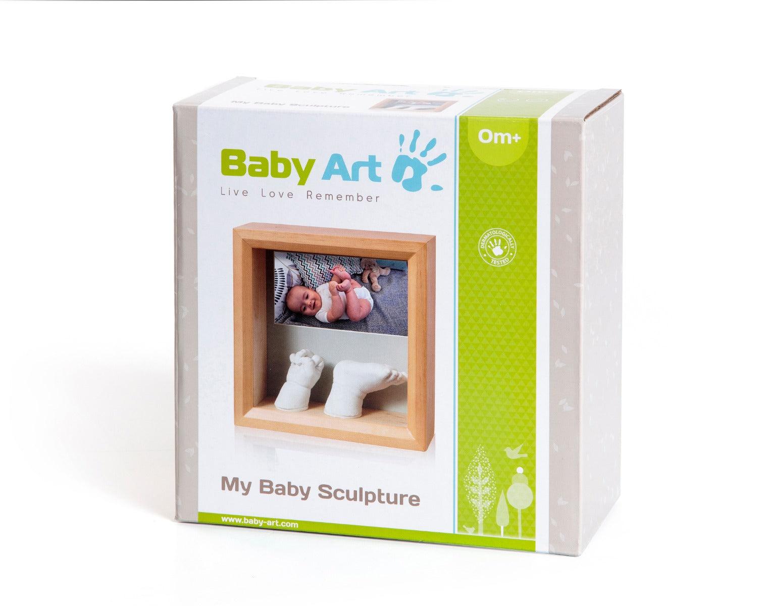 Baby Art MY Baby Sculpture Nursery D‚àö¬©cor Wooden - Photo Frame For Ages 0-3 Years