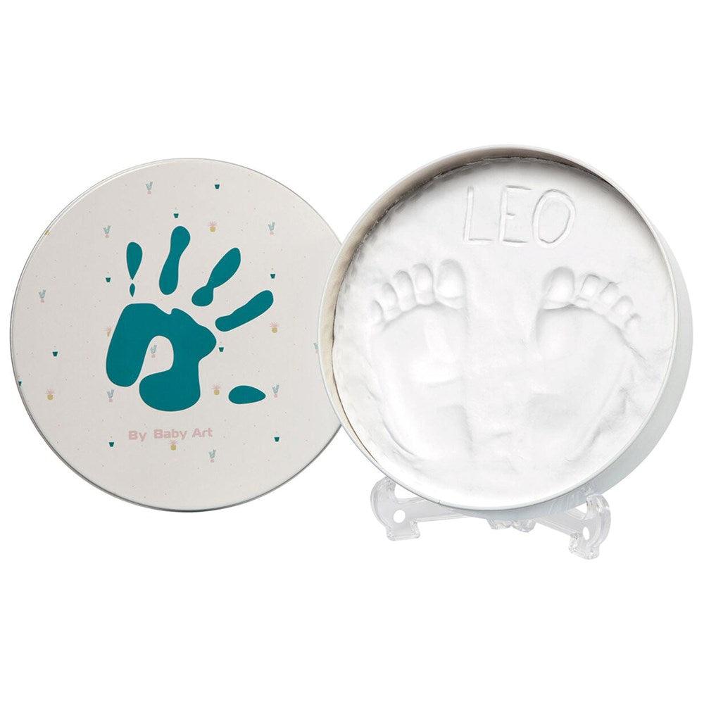 Baby Art Round Magic Box Nursery D‚àö¬©cor White - Hand & Foot Print For Ages 0-3 Years