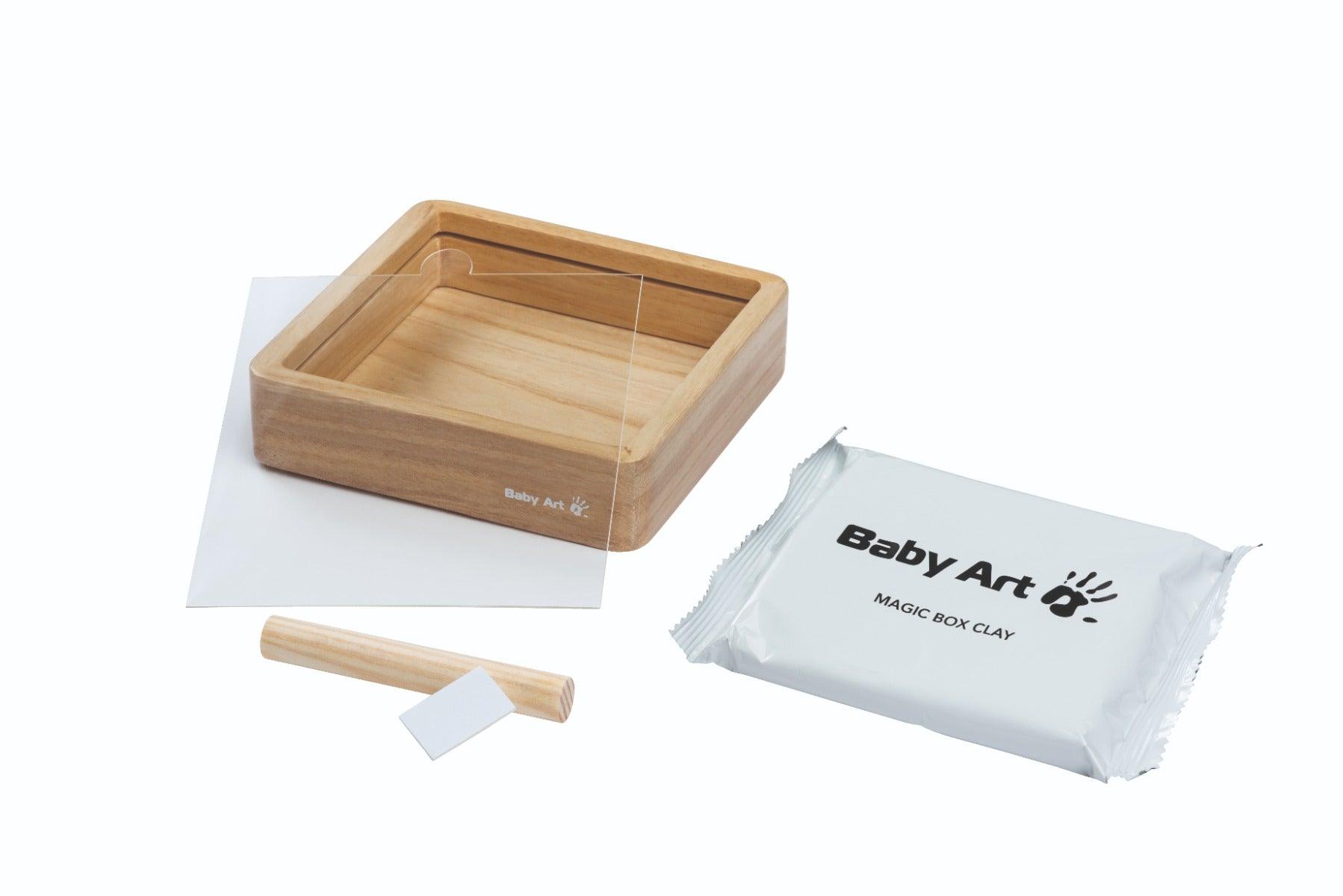 Baby Art Magic Box Nursery D‚àö¬©cor Wooden - Foot Print Frame For Ages 0-3 Years