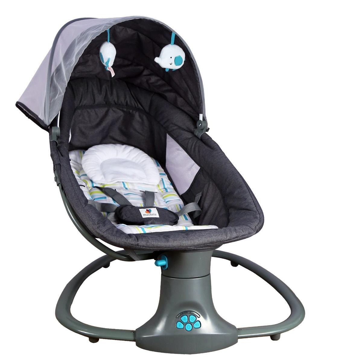 Mastela Deluxe Multi-Function Swing Teal - For Ages 0-3 Years