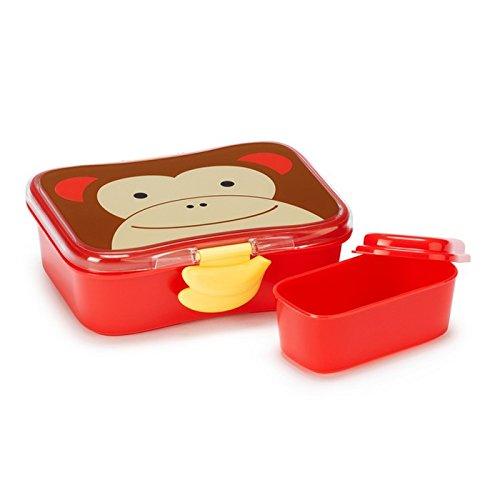 Skip Hop Zoo Back To School Monkey - Lunch Box For Ages 3-6 Years