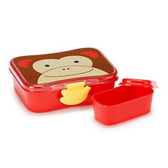 Skip Hop Zoo Back To School Monkey - Lunch Box For Ages 3-6 Years