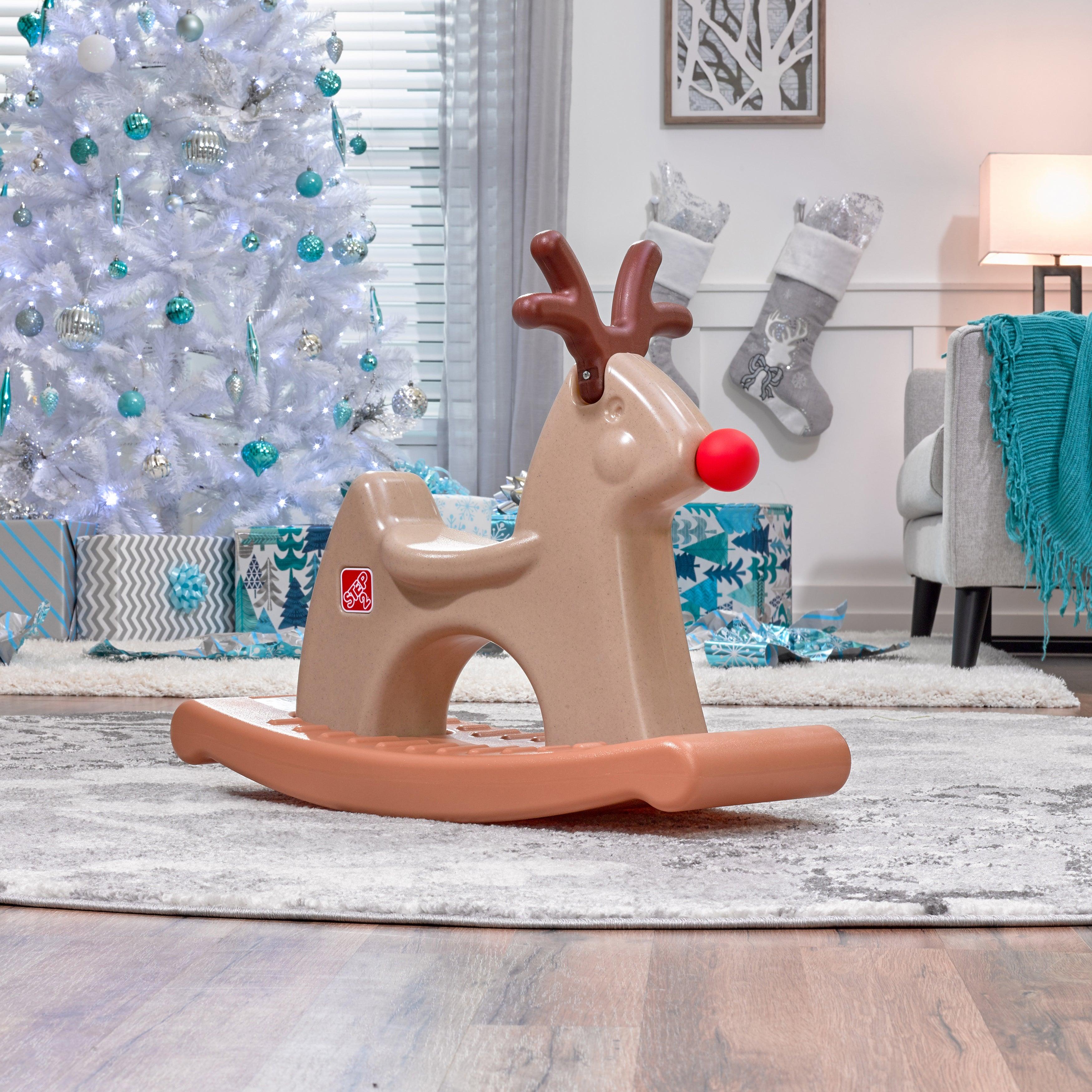 Vibrating Rudolph Buy Step2 Rudolph The Rocking Reindeer for Toddlers Online at Best ...